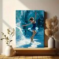 thumbnail image 6 of Figure Skater Canvas Wall Art, Elegant Ice Skating Sports Print, Modern Home Decor, 6 of 8
