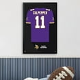 thumbnail image 3 of Daunte Culpepper Minnesota Vikings Framed 14" x 20" Retired Jersey Art Print, 3 of 3