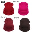 thumbnail image 3 of Sombrero de mujer beanie knit color sólido sombrero beanie caliente sombrero señoras casual sombrero, 3 of 4