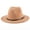 Multi-color, variant on Womens Classic Wide Brim Fedora Hat Floppy Panama Hat with Belt Buckle