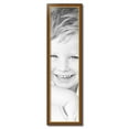 thumbnail image 2 of ArtToFrames 10" x 39" Honey with Gold Picture Frame, 10x39 inch Brown MDF Poster Frame (WOM-4446), 2 of 7