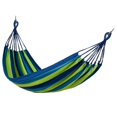 thumbnail image 1 of Hamaca de campamento Baoblaze portátil para 1 a 2 personas con Bolsa de almacenamiento Azul Verde, 1 of 6