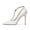 White, variant on YDN Women Fashion Pointed Closed Toe Flexible Zipper T Strap Pumps Stiletto Thin High Heel Sandals Adjustable Shoes Size 8 Navy