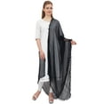 thumbnail image 5 of Phagun Indian Women Chiffon Dupatta Neck Wrap Long Stole Scarves Chunni-Black, 5 of 6