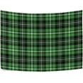 thumbnail image 3 of Coolnut St. Patrick's Day Plaid Tapestry Washable Polyester Art Wall Hanging Blanket for Living Room Bedroom Dorm Party, 90 x 60 Inch Home Decor Gifts, 3 of 7