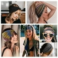 thumbnail image 7 of 2 Pcs Headbands for Women Extra Wide 7inch Head Bands African Knotted Non Slip Fashion Hair Band Stretch Yoga Workout Running Gym Hairbands Turban Bandana for Girls, 7 of 7