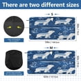 thumbnail image 2 of Car Windshield Sunshade with Ring - Foldable UV Protection Sun Shade for Front/Back Window, Heat Insulation,Bears, 2 of 6