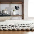 thumbnail image 4 of SAFAVIEH Vermont Wessex Trellis Area Rug, Ivory/Black, 8' x 10', 4 of 7
