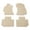 Beige, variant on Ikon Motorsports Floor Mat Fits 2014-2018 Subaru Forester 4DR Black Nylon OEM Fitment Style Front & Rear Floor Mats Anti-slip Carpets Replacement 4PCS