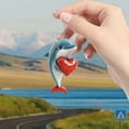 thumbnail image 5 of YANHAIGONG Dolphin Ornament Decoration ,Dolphin Ornaments for Christmas Tree,Dolphin Love Hearts Ornament,Sea Animal Hanging Ornament,Dolphin Christmas Decor,Dolphin Lover Gifts for Christmas, 5 of 6