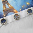 thumbnail image 4 of jejeloiu Chic Eiffel Tower Curtains Pack of 2 (42x84 Each),Oil Painting Aesthetic Curtains Blackout,Romantic Paris Bedroom Curtains For Men Women,Super Cozy Room Decor, 4 of 6