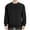 Black, variant on Men's Heavyweight Cotton Waffle thermal Underwear Crew Top Black L(L)