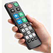 Big Button TV Remote for Seniors, Dementia - Easy Setup