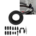 thumbnail image 1 of Fuel Line Fitting Kit, Flexible 6AN 3/8in Fuel Hose Fitting Adapter Kit PTFE Rubber  For LS Swap EFI System, 1 of 8