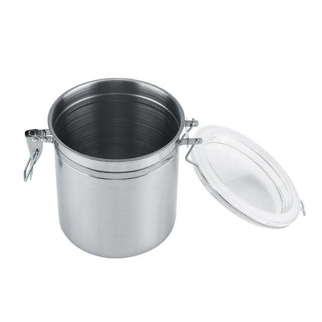 Coffee Container Stainless Steel Coffee Container Vacuum Sealed Coffee Container Storage Jar For Sugar Storage Jar For Bean Stainless Steel Coffee Container Vacuum Sealed Storage
