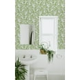 thumbnail image 6 of NextWall Greenery Sketched Leaves Peel and Stick Wallpaper, 6 of 9