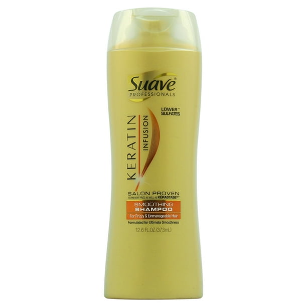 Shampooing Lissant à la Kératine par Suave pour Unisexe - Shampooing 12,6 oz
