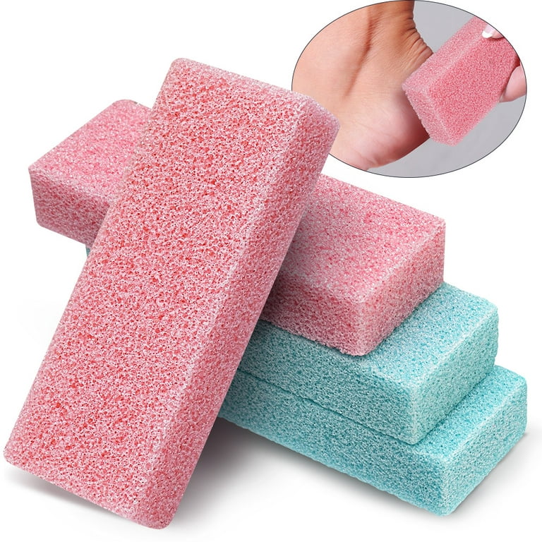 Maryton Pumice Sponge for Feet, Ultimate Pedicure Stone Callus Remover &  Foot Scrubber Bulk Pack of 4(Assorted Colors)