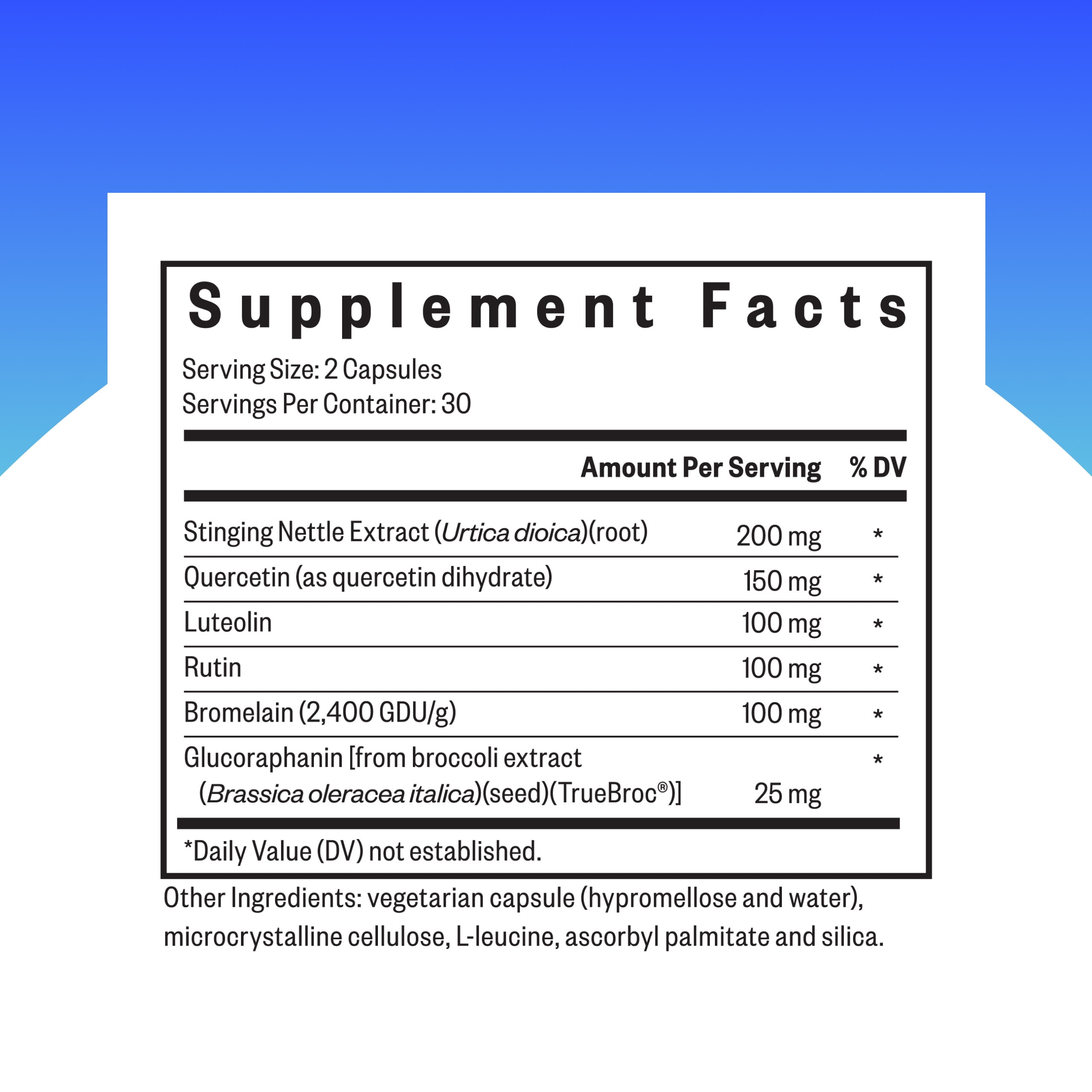 Seeking Health HistaminX - Supplement with Bromelain & Flavonoids - Formula Aids Healthy Swelling Responses & Seasonal Comfort - Support Immune System with Antioxidants - 60 Capsules