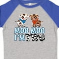 thumbnail image 4 of Inktastic Moo Moo I'm 2 with Cute Holstein Cows Boys or Girls Toddler T-Shirt, 4 of 5