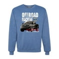 thumbnail image 2 of Wild Bobby, Ford Offroad Machine Classic Built Tough 4x4 Off Road, Cars and Trucks, Unisex Crewneck Graphic Sweatshirt, Vintage Heather Blue, X-Large, 2 of 4