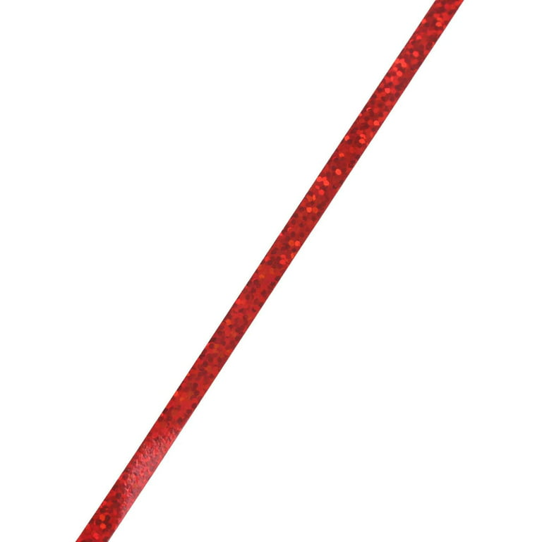 Curling Ribbon, W: 10 mm, Metallic Red, 250 M, 1 Roll