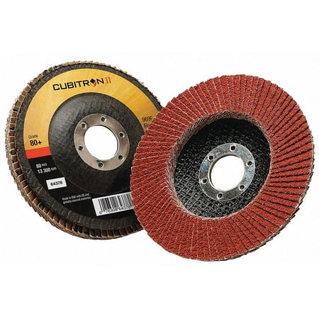 UPC: 0076308643713 | 3m Cubitron Ii Flap Disc 5 in Dia  5/8 in Arbor 80 Grit 7100104969