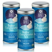 Secrets of Tea Baby Constipation Relief Tea Organic Herbal Tea Bundle of 3