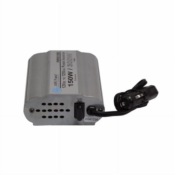 AIMS Power 150W Modified Sine Power Inverter 12VDC to 120VAC for Travel, Small Chargers, and Fans