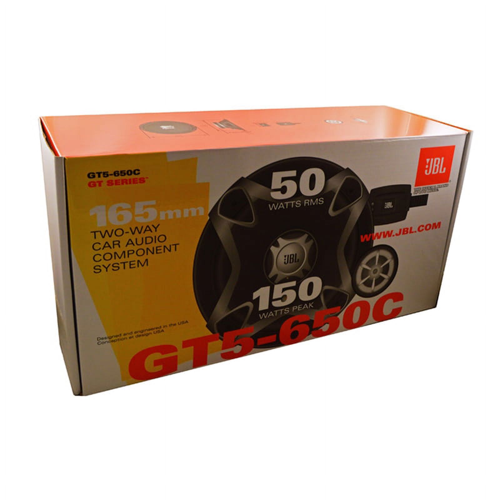 JBL GT5-650C 165mm 2 Way Component Car Speaker System - image 4 of 5