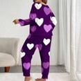 thumbnail image 6 of Mifsaly Plus Size Pajamas for Women Set Valentine Pajama Heart Print Oversized Sleepwear Cozy Sleep Pant Dressy Casual Pjs Homewear Spring Summer Matching Outfit 2026 XXXXL, 6 of 6