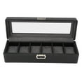thumbnail image 2 of Watch Box, Watches Case Durable Glass Top  For Family, 2 of 8