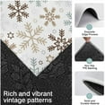 thumbnail image 3 of Light Christmas Snowflake Pattern Kitchen Rugs Sets Of 3,Kitchen Runner Rugs Non Skid Washable,Decorative Kitchen Floor Mats for Kitchen,Sink,Laundry,17"x30"+ 17"x47" + 17"x59", 3 of 6