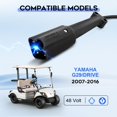 thumbnail image 2 of Cargador de batería para carrito de golf EPOWREY 15A 48V para Yamaha G29, 2 of 8