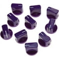 thumbnail image 1 of LAICAIW 10pcs Guitar AMP Effect Pedal Knobs Pointer Knob with Set Screw Purple, 1 of 3