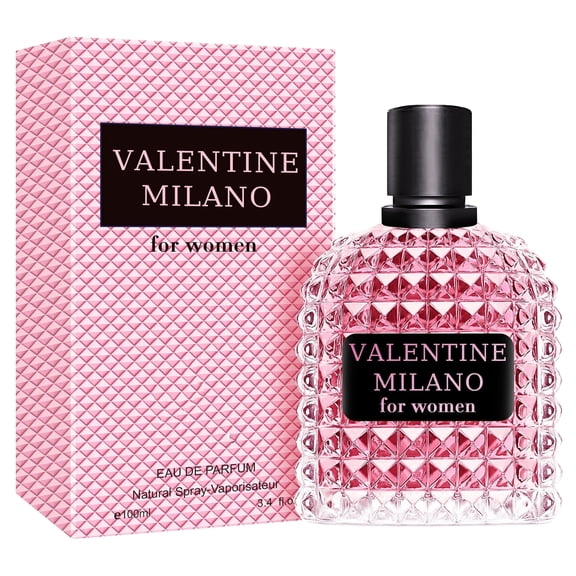 Valentine Milano Women Perfume 100ml Eau de Parfum Spray  with Vanilla,Jasmine&Bergamot Notes Long Lasting Cologne for Daily Use