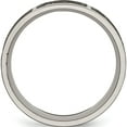thumbnail image 2 of Titanium Polished Celtic Laser Design 8mm Flat Band (Size 11.5) Made In China tb3b-11.5, 2 of 5