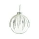 thumbnail image 2 of Bolas de Navidad de vidrio, adornos navideños, adornos navideños de vidrio transparente, adornos de diamantes con lentejuelas blancas, bolas colgantes, adornos para árboles de Navidad, decoración colg, 2 of 6
