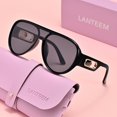thumbnail image 1 of 1 Paire de Lunettes de Mode pour Femmes à Monture Ronde Surdimensionnée de Haute Qualité, Design Classique et Simple avec Branches Ajourées, Confortables à Porter, Mettant en Valeur une Élégance Haut de Gamme, 1 of 13