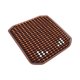 thumbnail image 2 of Funda de asiento con cuentas de madera, almohadilla refrescante para asiento, decoración versátil, masaje cuadrado Café, 2 of 8