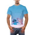 thumbnail image 1 of Disney Anime Nette Stich Lustige 3D camisetas Tops 2021 Sommer Neue Männer Frauen Lose Hip Hop camisetas tipo dibujos animados camiseta Plus Größe xuanjing unisex, 1 of 2