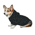 thumbnail image 7 of Fotbe Constellation Print Small Dog Sweater Hoodies Pet Grey Hooded Soft Fleece Sweatshirts with Pocket Fall Winter Puppy Cat Sweaters Warm Clothes-X-Small, 7 of 7