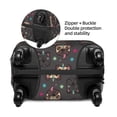 thumbnail image 6 of Uemuo French Bulldogs Printed Washable Luggage Cover - Fashion Suitcase Protector Fits 18-32 Inch Luggage -Small, 6 of 9