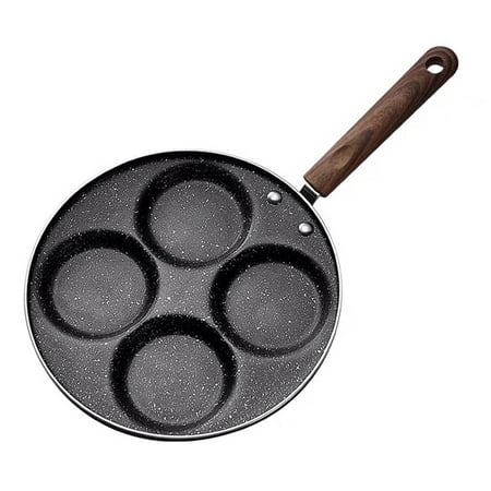 

GYMNASTIKA Omelette Pan 4 Hole Non-stick Omelette Frying Grill Pan Handle Breakfast Eggs Ham Cooking Pot