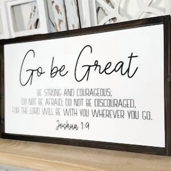 Go Be Great Inspirational Poster, 8x12 UNFRAMED