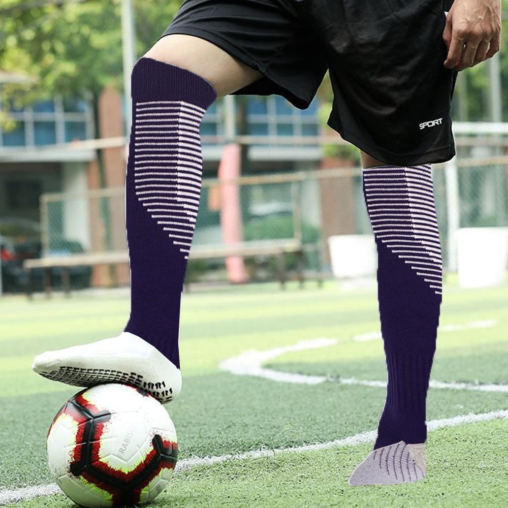 Eseeaier 3 Pack Baseball Soccer Softball Socks For Youth Kids And Tube Socks Blue 10 15