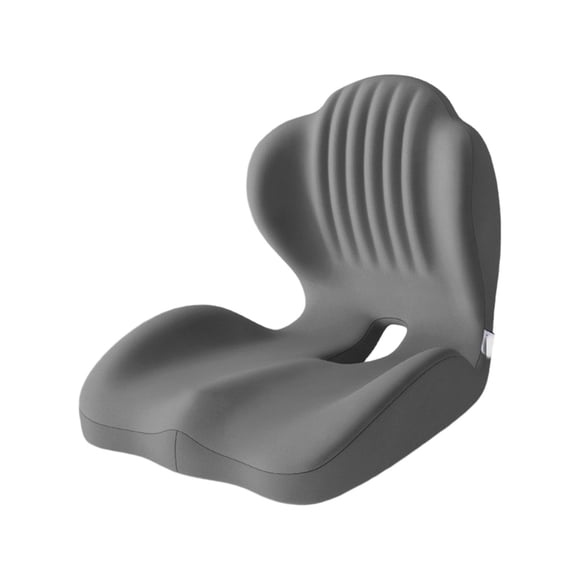 Memory Sponge L Shaped Integrated Cushion for Relieving Tailbone and Back Support Ergonomic Cushion with Lumbar Support for Comfort