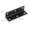 thumbnail image 2 of Stainless Steel L Bracket 90 Degree Angle for Furniture (4pcs), 2 of 6