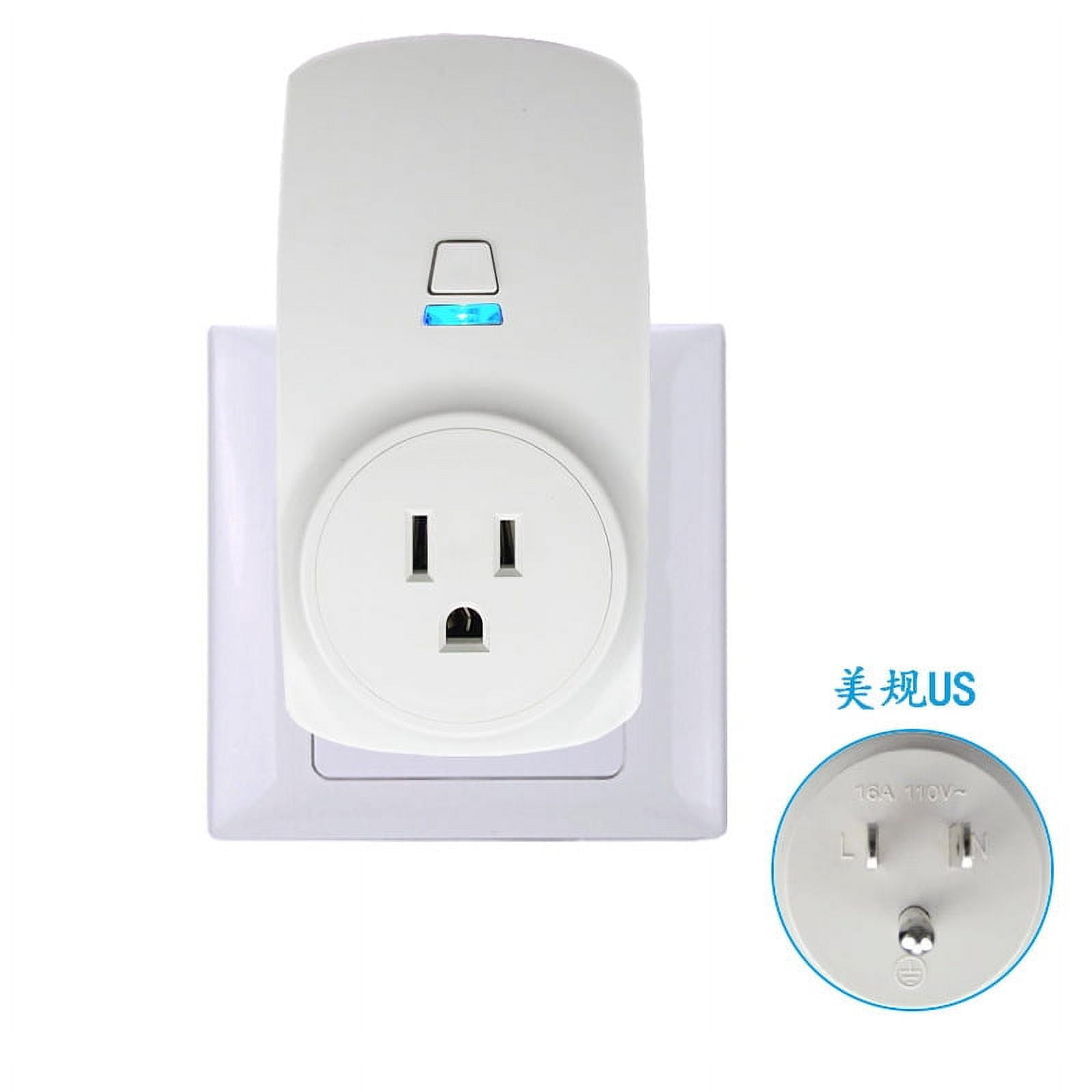 IMMAX NEO LITE Prise double intérieure intelligente, 16A, WiFi - Bricolage