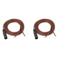 thumbnail image 1 of 2X Cable de Altavoz XLR, Cable Desnudo de Altavoz Una Enchufe XLR, Conector Macho XLR Chapado En Oro de 3 Cable de Audio de Repuesto de Extremo Abierto, 1 of 7